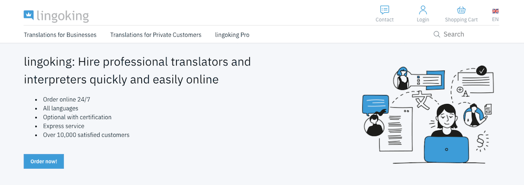 Lingoking - certified translation services in Germany